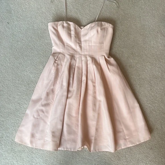J. Crew | Dresses | Jcrew Strapless Sweetheart Dress Blush Size 6 | Poshmark